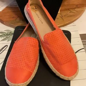 LAST PAIR Macy’s Charter Club Coral Espadrilles New Size 10.5 Retail $79